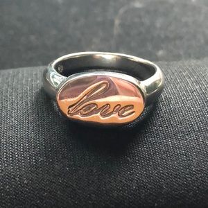 Lia Sophia “Love” ring
